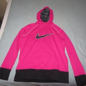 Pink Nike hoodie